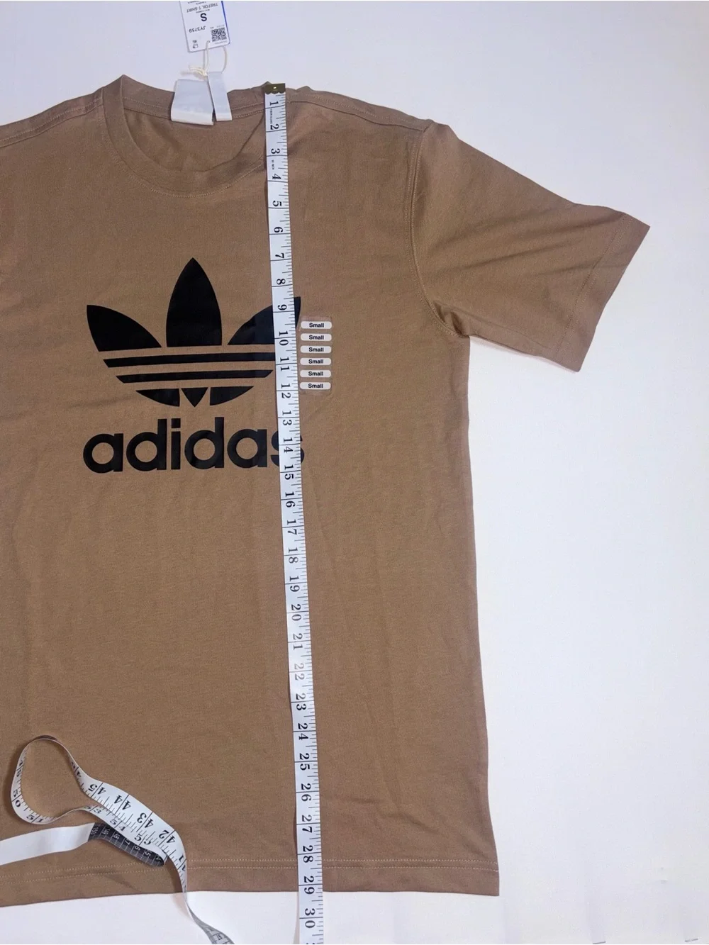 Adidas Originals Trefoil Tee-Shirt In Light Brown - Men’s Size S
